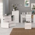 Sienna White Gloss Multi Drawer Cabinet
