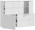 Sienna White Gloss Multi Drawer Cabinet