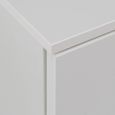 Sienna White Gloss Multi Drawer Cabinet