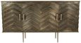 Sirsa Sideboard - 4 Door - Large - Silver Metallic