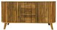 Slated Mango Wood Large Sideboard - 2 Doors