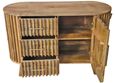Slated Mango Wood Small Sideboard