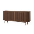 Soho Sideboard - 4 Door - Slatted Large - Dark Oak
