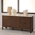 Southampton Sideboard - 2 Door - Large - 160cm - Ceramic Top - Dark Oak
