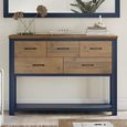 Splash Blue Sideboard - Medium - 5 Drawer