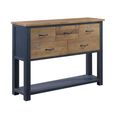 Splash Blue Sideboard - Medium - 5 Drawer