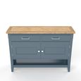 Signature Blue Sideboard - 120cm - 2 Door - Small