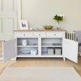 Signature Grey Painted Sideboard - 2 Door - 3 Drawer