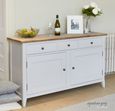 Signature Grey Painted Sideboard - 2 Door - 3 Drawer