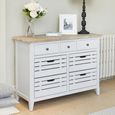 Signature Grey Painted Sideboard - 7 Drawer