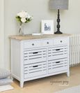 Signature Grey Painted Sideboard - 7 Drawer