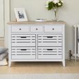 Signature Grey Painted Sideboard - 7 Drawer