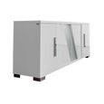 Lisa Buffet Sideboard - 202cm - 4 Door - White High Gloss
