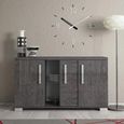 Status Sarah Day Buffet Sideboard - 148cm - 3 Door - Assembled - Grey Birch