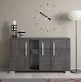 Status Sarah Day Buffet Sideboard - 148cm - 3 Door - Assembled - Grey Birch