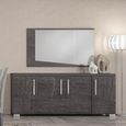 Status Sarah Day Buffet Sideboard - 202cm - 4 Doors - Grey Birch
