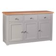 Diamond Painted Sideboard - 3 Door - Medium - 137cm