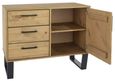 Texas Industrial Style Oak Effect 90cm Small Sideboard