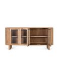 Turin Sideboard - Acacia Wood - 4 Door - Curved - Extra Large - 180cm