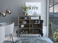 Vegas Grey Medium Sideboard with Hairpin Legs