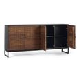 Venedocia Sideboard - 4 Door - Mango Wood - 170cm