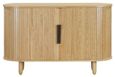 Vermont Oak Effect Sideboard - 2 Door - Small -  45cm
