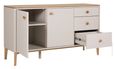 Marlow Medium Sideboard - 2 Door - 3 Drawer - Cashmere Oak