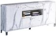 Vittoria White Italian 190cm Extra Large 4 Door Sideboard