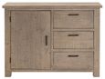 Washed Grey Reclaimed Pine Compact Sideboard