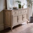 Toulon Large Sideboard - 153cm - 3 Door - Oak
