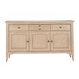 Toulon Large Sideboard - 153cm - 3 Door - Oak