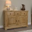 Deluxe Sideboard - 2 Door - Medium - 130cm - Oak