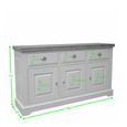 Deluxe Painted Sideboard - 3 Door - Large - 159cm