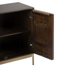 Zaine Walnut 80cm Small Sideboard - 2 Doors