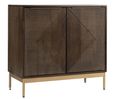 Zaine Walnut 80cm Small Sideboard - 2 Doors