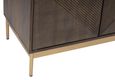 Zaine Walnut 80cm Small Sideboard - 2 Doors
