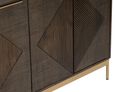 Zaine Walnut Medium 4 Door Sideboard