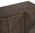 Zaine Walnut Medium 4 Door Sideboard