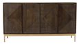 Zaine Walnut Medium 4 Door Sideboard