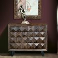 Ziberesh Sideboard - Dark Rosewood - 2 Door - Small - 100cm
