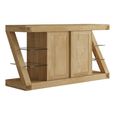Z Designer Sideboard - 2 Door - Medium - 145cm - Oak