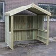 Churnet Valley Apex Roof Timber Wood Garden Smoking Shelter