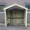Churnet Valley Apex Roof Timber Wood Garden Smoking Shelter