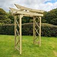 Tokyo Garden Arch - 3ft - Timber Wood