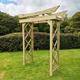 Tokyo Garden Arch - 3ft - Timber Wood