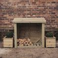 Garden Log Store - 4x4 - Timber Wood