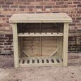 Garden Log Store - Kindling Shelf - 4x4 - Timber Wood