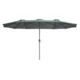 Capri Outdoor Parasol - 2.2cm x 4cm - Oil Green