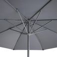 Capri Outdoor Parasol - 2.7cm - Round - Charcoal Grey