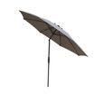 Capri Outdoor Parasol - 2.7cm - Round - Clay Beige